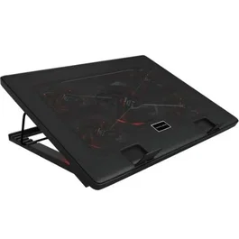 Mars Gaming Soporte Refrigerante MNBC2 para Portátiles hasta 17.3" con Iluminación LED Roja